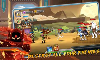 Stickman Wizard – Legend of Warriors: Fantasy RPG Affiche