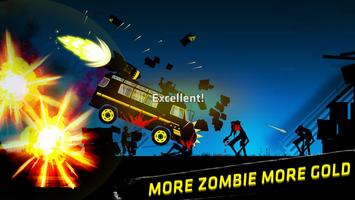 Стикмен Racer: Зомби выживания постер