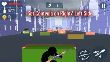 Stickman Cover Fire Shooting پوسٹر