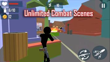 Stickman Shooter: Couverture de feu capture d'écran 1