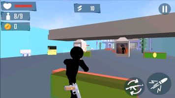 Stickman Shooter: Bìa lửa ảnh chụp màn hình 2