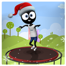 Trampoline Stickman Game:Addictive Endless Jumping APK