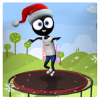 Trampoline Stickman Game:Addictive Endless Jumping biểu tượng