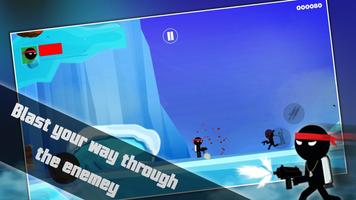 Stickman Ninja Warrior: Legends Gun Shooter постер