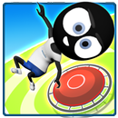 Stick Man Trampoline Jump: Flipping Master APK