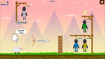 Stickman Warrior Gibbets! স্ক্রিনশট 1