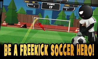 Stickman Freekick Soccer Hero capture d'écran 2