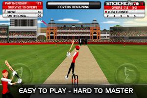 Stick Cricket Partnerships Affiche