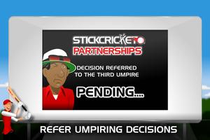 Stick Cricket Partnerships capture d'écran 2