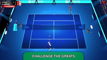 Stick Tennis Tour syot layar 1