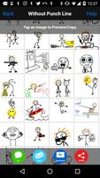 Stick Texting Lite EmojiKiller ภาพหน้าจอ 1