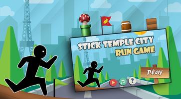 Stick Temple City - Run Game poster