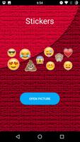 Emojis adesivos Cartaz