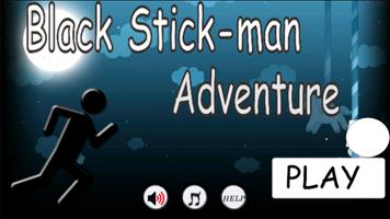 Black Stick-man Adventure capture d'écran 1