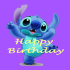 Happy Birthday - Stitch icône
