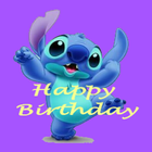 Happy Birthday - Stitch icon