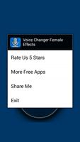 Female Voice Changer Efectos captura de pantalla 3