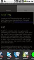Task Tray - Beta Plakat