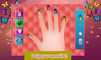 Shiny Nail Art Design Salon: Girl Manicure Parlour poster
