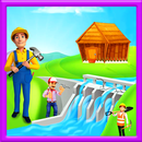 村の農場のダム修理：それは建設ゲームを修正 APK