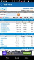برنامه‌نما Live BSE Market Watch عکس از صفحه