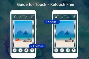 Guide for Touch - Retouch Editor Free Ekran Görüntüsü 1