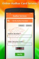 Online Aadhar Card Services : Update Aadhar Card imagem de tela 1