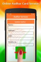 Online Aadhar Card Services : Update Aadhar Card capture d'écran 3