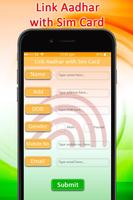 Free Link Aadhar Card to Mobile Number /SIM Online capture d'écran 2