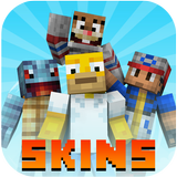 Cartoon Skins for Minecraft PE icône