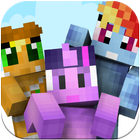 Cute Pony skins for Minecraft icône