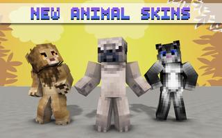 Animal Skins for Minecraft Poster