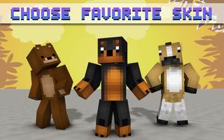 برنامه‌نما Animal Skins for Minecraft عکس از صفحه