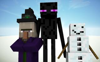 Mob skins for Minecraft Plakat