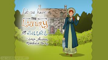 Jane Austen Dress Up Affiche