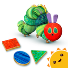 Caterpillar Shapes and Colors أيقونة