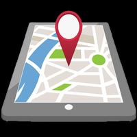 GPS Navigation Places Affiche