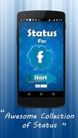 Status for Facebook Cartaz