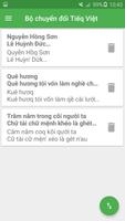 Tieq Viet Converter - Bộ chuyển đổi Tiếng Việt captura de pantalla 2