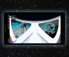Trooper Storm Visor Augmented poster