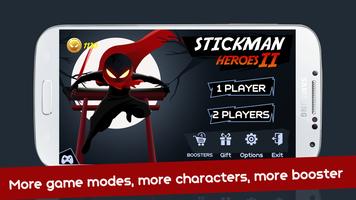 Stickman Warriors Heroes 2 Cartaz