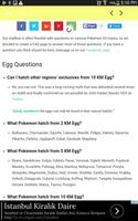 Ultimate Guide for Pokemon Go capture d'écran 1