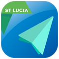 Mapa St Lucia