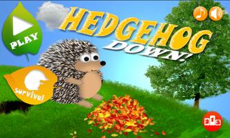 Hedgehog Down!: Downhill Dash الملصق
