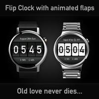 Flip Clock Watch Face for Wear Affiche