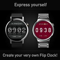 Flip Clock Watch Face for Wear স্ক্রিনশট 2