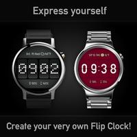 Flip Clock Watch Face for Wear screenshot 2