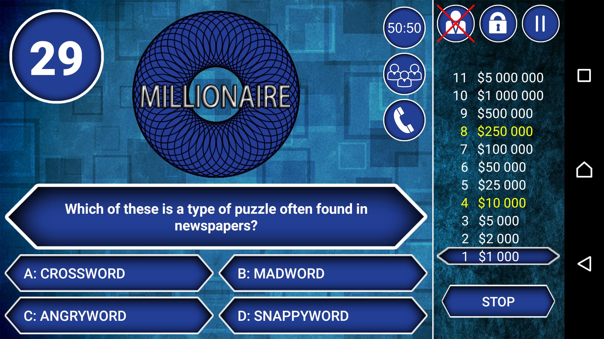 Millionaire Game Download Millionaire Game Download