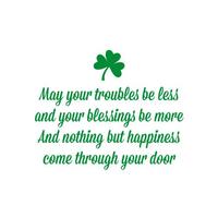 happy st patrick's day quotes 海报