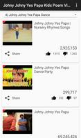 Johny Johny Yes Papa Kids Rhymes VIDEO New Poem ảnh chụp màn hình 1